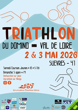 Triathlon du Domino – Val de Loire – 2 et 3 mai 2026